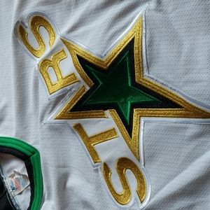 90s Vtg Maska Dallas Stars Hockey Jersey L